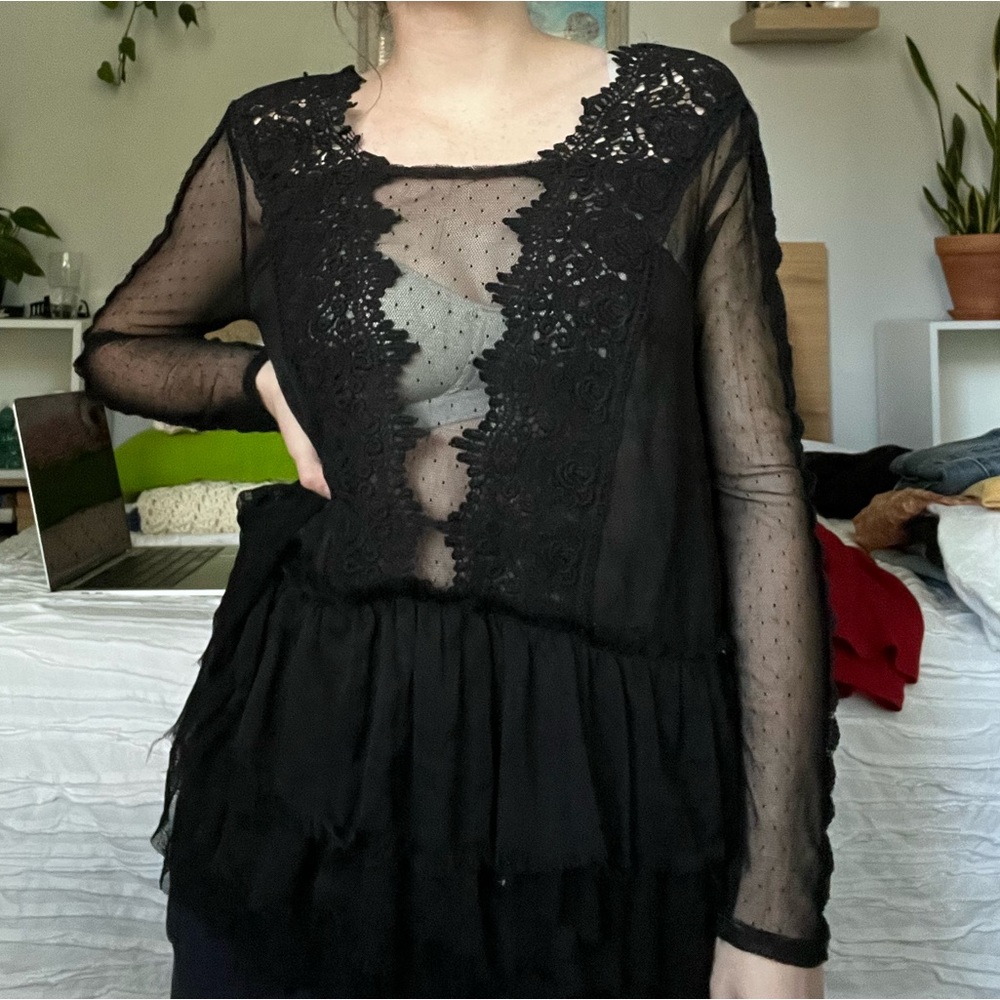 free people sheer top